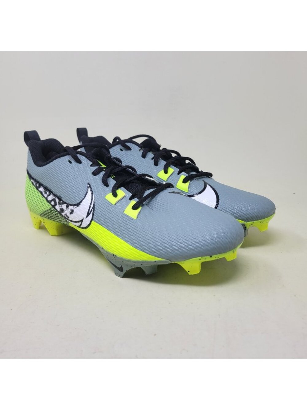 Nike Vapor Edge Speed 360 2 Football Cleats Men’s Size 10.5 Grey Volt FB8446-303